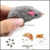 Cat Pet Supplies Home Gardencat Toys 12PCS Kattunge Chew Simation Mice Interactive Plaything Drop Delivery 2021 2SWXX