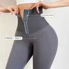 Pantalones de yoga Leggings deportivos elásticos Cintura alta Compresión Corsé Medias Pantalones Push Up Correr Mujeres Gimnasio Fitness Leggings 210929