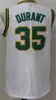 Homens Vintage Basquete Shawn Kemp Jersey 40 Gary Payton 20 Kevin Durant 35 Ray Allen 34 Retro Verde Amarelo Verde Vermelho Vermelho Para Esporte Fãs Respirável Algodão Puro Alto / Bom