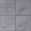 Ketens kettingen hangers juweliers waar sier popcorn ketting mannen vrouwen 925 sterling maïsmeisjes Thaise lange keten hangende sieraden drop