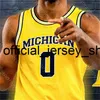 Personnalisé Michigan Wolverines Basketball Jersey NCAA College Jon Teske Eli Brooks David DeJulius Colin Castleton Adrien Nunez Isaiah Livers