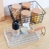 Storage Baskets Stainless Steel Bathroom Kitchen Basket Desktop Wardrobe Organizer Underwear Socks Toy