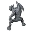 Trädgårdsdekorationer Winged Gargoyle Statyharts Ghost Hängande figurer Dekoration för Front Porch Yard Drop Ship