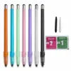 Bling Fiber Stylus Pen для iPhone 14 Plus 13 Pro Max 12 11 XR XS Samsung Note20 S23 S22 A32 LG Stylo7 Sony MP3 Ipad Table PC красочные емкостные сенсорные ручки 2023