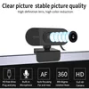 Webcams Digital Zoom Computerkameras HD 1080 USB Webcam Autofocus 1080p Kamera Video Streaming Großhandel FHD -Webcams