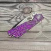 Evil Eyes Customized Folding Knife MSC SMF QR # 73 Performance Series Full titanhandtag TANTO Hög hårdhet M390 Blade Strong Outdoor EDC Tactical Camping Tools