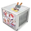 Kolice 45x45CM pan food processing equipment fry ice cream roll machine auto defrost samrt AI temp.controller