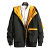 Jackets Men Fashion Hip Hop Windbreaker Coats Casual Jacket Men Cargo Bomber Mens Jackets Coats Outwear Streetwear Wholesale 210927