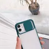 Window Shutter Lens Shield cellphone Cases for iphone 12 pro max 6 7 8 plus 11 XR XS Transparent Matte Shockproof Skin back cover