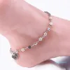 Beach Tibetan silver anklets for women Unique Beads Silver Chain Anklet Ankle Foot Jewelry