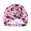 Bambin bébé garçons filles imprimant chapeau noué beanie casquette headwear accessoires cheveux nouveau-né bébé photographie accessoires de turban chapeaux enfants enfants enfants