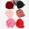 Cotton scarves 23 colors plaid shawl women's casual ladies headscarves wholesale large and small fur ball