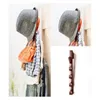 Hängande rack multi-syfte fem-segment krokar förvaring hushåll krok rack arrangör klädrock hatt väska hängare hållare 2022