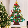 Feengrise Filc DIY Choinka Wesołych dekoracji dla domu Ornament Xmas Navidad Rok prezenty Dzieci 211018