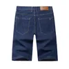 Homens Shorts Denim Cintura Alta Cintura Calças de Jeans Solta Masculino Homens Home Grande Grande Plus Tamanho 48 50 52 54 56 Bermuda 210714