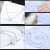 & Pendants Jewelry Drop Delivery 2021 Paper Airplane Necklace Female Japanese Style Simple Star Childhood Short Clavicle Chain Pendant Neckla