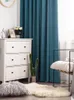 Curtain & Drapes Imitation Cashmere Double-sided Morandi Curtains Nordic Simple Modern Living Room 2021 Bedroom