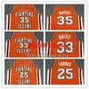 35 STEPHEN BARDO 25 DEON THOMAS 33 KENNY BATTLE Fighting Illinois College Orange Basketball-Trikots Benutzerdefinierte beliebige Nummer Name Ncaa XS-6XL
