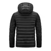 Hombres Invierno Cálido Marca Chaqueta impermeable Hombres Otoño Outwear Grueso con capucha Parkas Abrigo Casual Moda Slim Parkas Chaqueta Hombres 211023