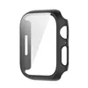 Volledige pc Cover Cases + Gehard Glass Bumper Screen Protector voor Apple Watch S7 Iwatch Serie 7 6543 Maat 41mm 45mm 38 40 42 44