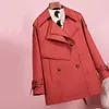 Dames Trench Coats Dames Plus Maat Maat 2022 Herfst Mid-Length Wind Breakher Women Korean Fashion Loose Coat Trend