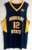 JA Morant Murray State Basketball Jersey Racers University 1 시온 윌리엄슨 12 대학 남성 스티치