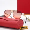 Högkvalitativa vintage herrsolglasögon för kvinnor pilot Brevtryckslins spionflygare glasögon kör på semester