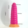 Plug Anal en Silicone de Massage avec ventouse, gode, jouet sexuel, Masturbation pour clitoris de femme