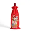 Diamond Painting Christmas Wine Bottle Cover DIY GIft Santa Claus Drawstring Bag Kits Christmass Decorations DD644