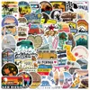 50 stks California Outdoor Landschap Stickers Non-Random voor Auto Bike Bagage Sticker Laptop Skateboard Motor Waterfles Snowboard Muur Decals Kindergeschenken