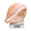 Bandas de cabeça vintage clássicas tie-dye grande faixa de cabeceira com faixa de cabeceira feminina feminina impressão de acessórios para cabelo