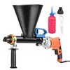 Semi-automatic Grout Mortar Gun Stainless Steel Grouting Pointing Caulking Tool Cement Sprayer W/Oiler Professional Spray Guns