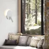 Väggmonteringslampa LED Sova Light Fixture Justerbar Spotlight DUALSWITCH