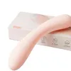 Vibratori NXY Bastone ceroso timido Riso caldo Testa morbida bianca Vibrante Masturbazione femminile Massaggio Divertimento Prodotti per adulti 0113
