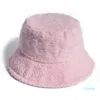 Solid Color Hat Versatile Soft Ladies Keep Warm Fur Lovely Velvet Cap Woman Fashion Accessories Bucket Hats Winter 11 5yc K2