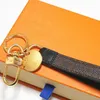 Whole high quality leather key chain fashionable classic bag pendant accessories with box packaging257F
