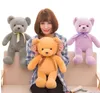 Muñeca coloreada felpa estupenda del oso de peluche de la cinta de los 35cm para el regalo de cumpleaños de la muchacha