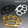 73g Steel 2021 Hw103 Thick Brass Knuckle Dusters with Rope Self Defense Personal Security Women and Men Sel280N