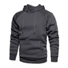 Sweat à capuche pour hommes Automne Hiver Mode Hoodie Hommes Hip Hop Sweat-shirt Casual Pull Solid Pullsuit US / EUR Taille 211217