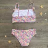 Renkli Baskı Bikini Yay Çocuk Mayo Mayo Kız Bikini Seti Biquini Infantil 2-8 Yıl Çocuklar Mayo 290