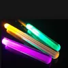 Wholesale LED懐中電灯スティックキーチェーンミニトーチアルミキーチェーンキーホルダー耐久グローグローペンマジックワンドスティックライトセーバーLEDライトスティック＃70