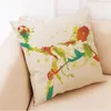 Cushion/Decorative Pillow Football Sport Watercolor Printed Cushion Cover Throw Decor Chair Seat Sofa Decoration Home Kids Friend Bedroom Gi