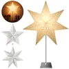 Lamp Covers & Shades YUNLIGHTS 7-Pointed Star Floor With 2pcs D45CM Paper Landshape CE Approved Lantern Lights For Home EU Plug