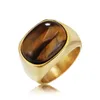 Wedding Rings Loredana Fashion Exquisite Jewelry For Men And WomenLuxury Cambered Brown Opal Highgrade Polished Stainless Steel 2456739