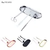 4pcs/set Candle Snuffer Trimmer Hook Tray Dipper scissors Accessory Stainless Steel Extinguisher Flame Home Decoration 211222