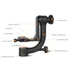 Camera Gimbal Tripod Head for Big Load Capacity Telephoto Lens 1/4 Screw 48mm Diameter