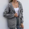 Yogo Jackets Active Hoodies Sport Jacket Top Tracksuits مقنعين البلوز ملابس رياضية فضفاضة ملابس الصالة الرياضية