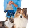 PET gato perro aseo guante con puntas de silicona pincel peine deshedding depilación masaje guantes pinceles perros baño limpieza suministros animal peines