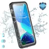 Waterproof Phone Cases Clear Back Cover Full Body Heavy Duty Shockproof IP68 for iPhone 14 13 12 Pro max 12Pro XR XS 8 7 Samsung Galaxy S23 Ultra S22