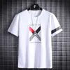 90er-Jahre-T-Shirts für Herrenbekleidung, lässig, 100 % Baumwolle, kurze Ärmel, Sommer, O-Ausschnitt, weiß, schwarz, T-Shirt, Top, T-Shirts, Übergröße, 6XL, 7XL, 8XL 210706